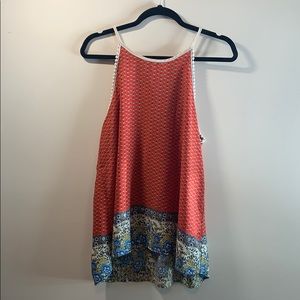 Kaileigh hi-lo sleeveless blouse